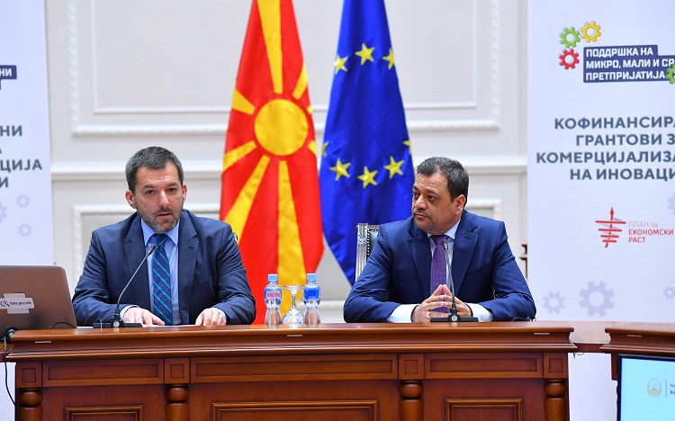 Кабинет на ЗПВРСМ за економски прашања – Објавен вториот повик за кофинансирани грантови за комрцијализација на иновации 4.4.2019