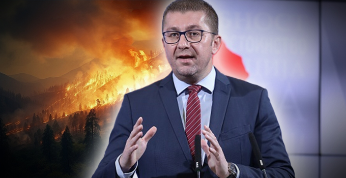 СДСМ и премиерот Мицкоски разменуваат обвинувања за состојбата со шумските пожари