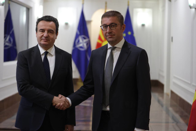 На средбата Мицкоски-Курти разговараа за случаите Рамадани, Исмаиловиќ и Демири